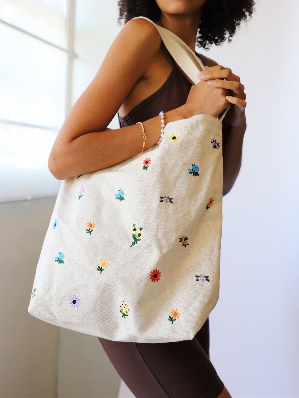 Baggu Ditsy Floral Duck Tote Bag